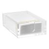 Acrylic Napkin Holder, 9.1 x 5.5 x 2.6 inch, Clear Bathroom Guest Towel Storage Tray with U-Shaped Opening