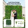 Artificial Plant Wall, 16PCS 20 x 20 in Artificial Boxwood Panels, Greenery Backdrop Privacy Hedge Fence with Sun Protection
