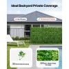 Artificial Plant Wall, 12PCS 20 x 20 in Artificial Boxwood Panels, Sun Protection Greenery Backdrop Privacy Hedge Fence, Fake Grass Screen for We