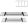 Garage Storage Shelving, 2 Pack, 4 x 1 ft Heavy Duty Garage Shelves Wall Mounted, 400 lbs Load Capacity(Total) Garage Storage Rack Floating Shelv