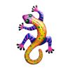 1Pc Geckos Inspiration Wall Art, Metal Colorful 3D Iron Hanging Wall Art Decor Ornaments, For Living Room Patio Balcony Fence Home Decor (6*8inch