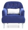 Charming One-Seater Blue Armchair