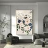 Hand Painted Oil Paintings Large Original Oil Painting White Flower Decor Abstract Wall Art Hand Paint Palette Knife Painting Heavy Textured Pain