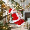 Christmas  Electric Climbing Santa with Music & LED Light