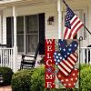 4th Of July Patriotism Linen Double Sided Garden Flag (12''x18''); Home Decor; Anniversary Independence Day Outdoor Decor; Yard Decor; Garden Dec