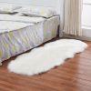 1pc, Wool Carpet Long Fur Carpet Indoor Bedroom Floor Mat 23.62*70.87inch Ripped Shape Acrylic 80% Polyester 20% Suede Fleece Bottom Long Fur Car
