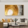 Hand Painted Oil Painting Abstract Gold Texture Oil Painting on Canvas Original Minimalist Art Golden Decor Custom Painting Living Room Home Deco